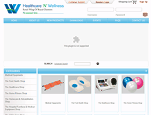 Tablet Screenshot of healthcarenwellness.com